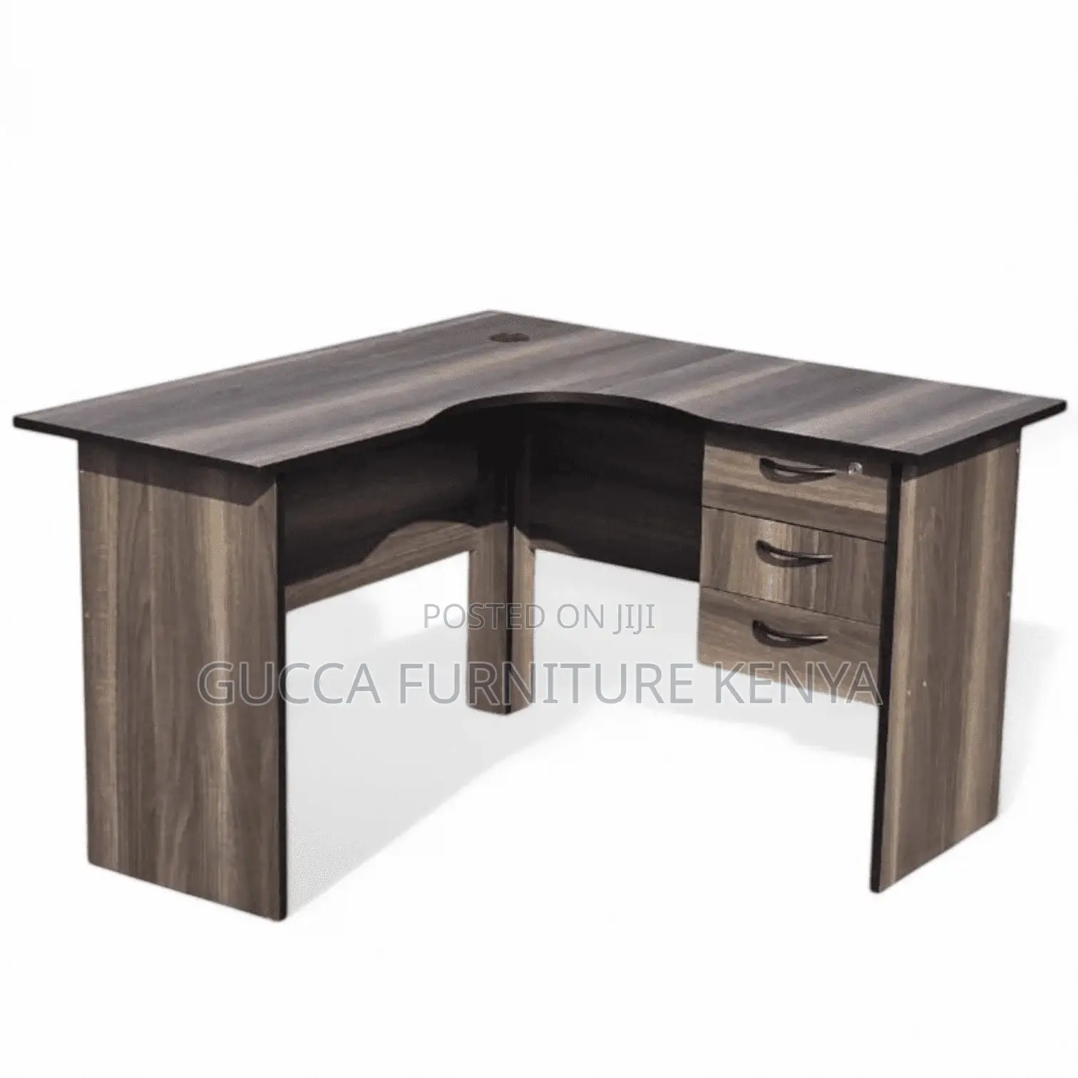 140cm Curved Office Study Desk With Drawers