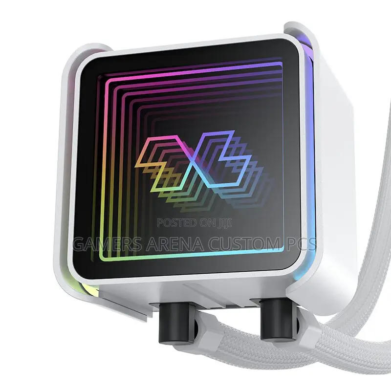 Coolleo Ice Mirror 360 V2 TDP 300w Argb Aio Liquid Cpu Cooler White