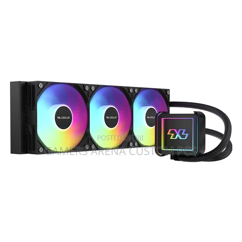 Coolleo Ice Mirror 360 V2 TDP 300w Argb Aio Liquid Cpu Cooler Black