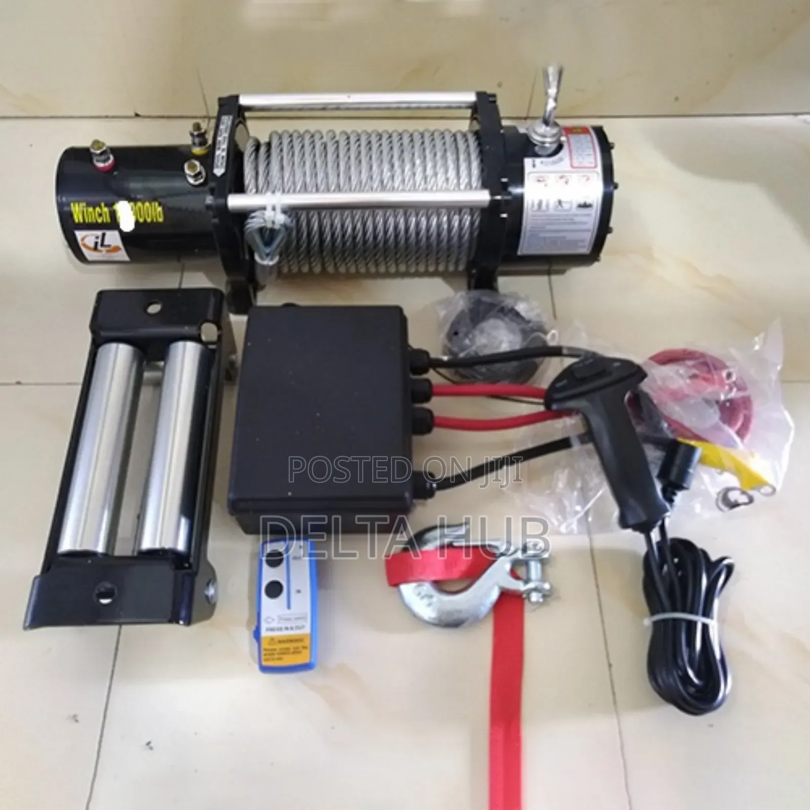 12v Electric Steel Cable Winch for Car and Truck Recovery