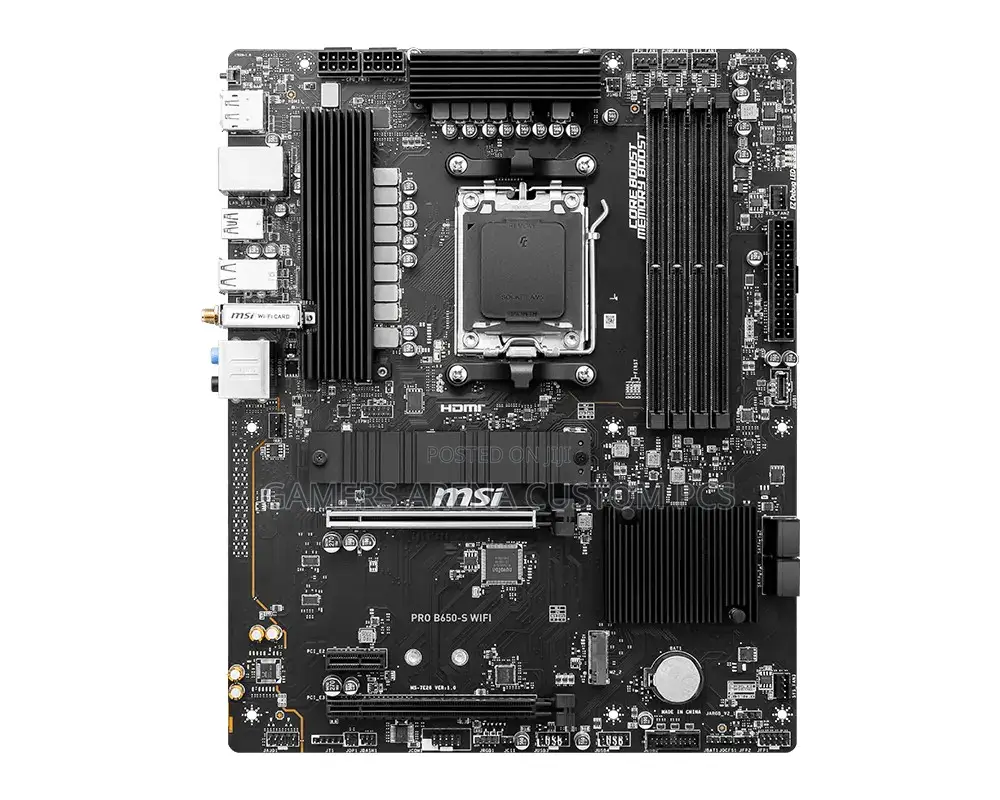Msi Pro B650-S Wifi Atx Amd Am5 Gaming Motherboard