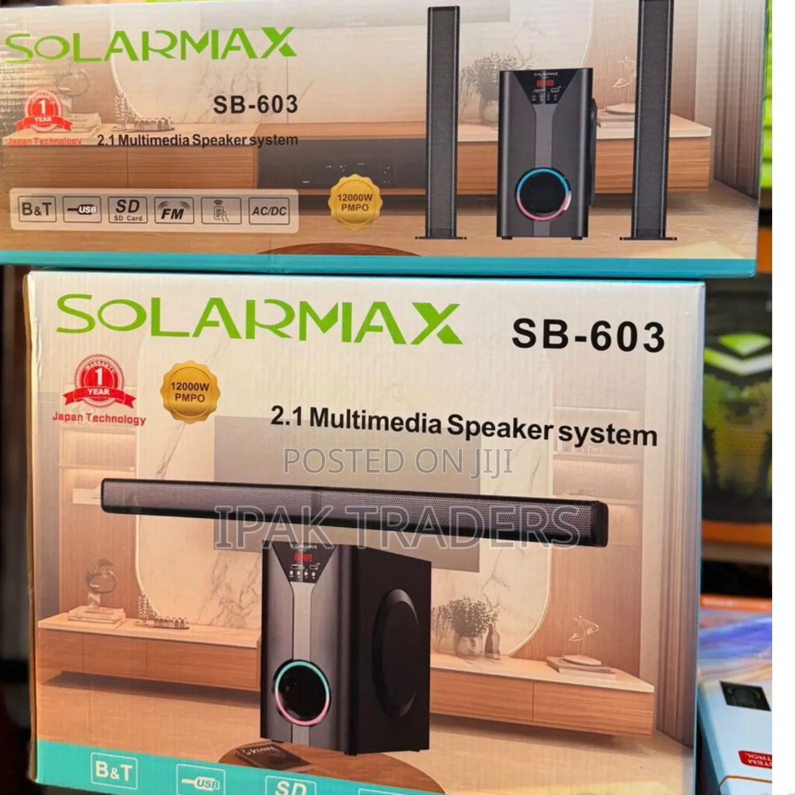 Solarmax Soundbar Sb-603 2.1 Multimedia Speaker System
