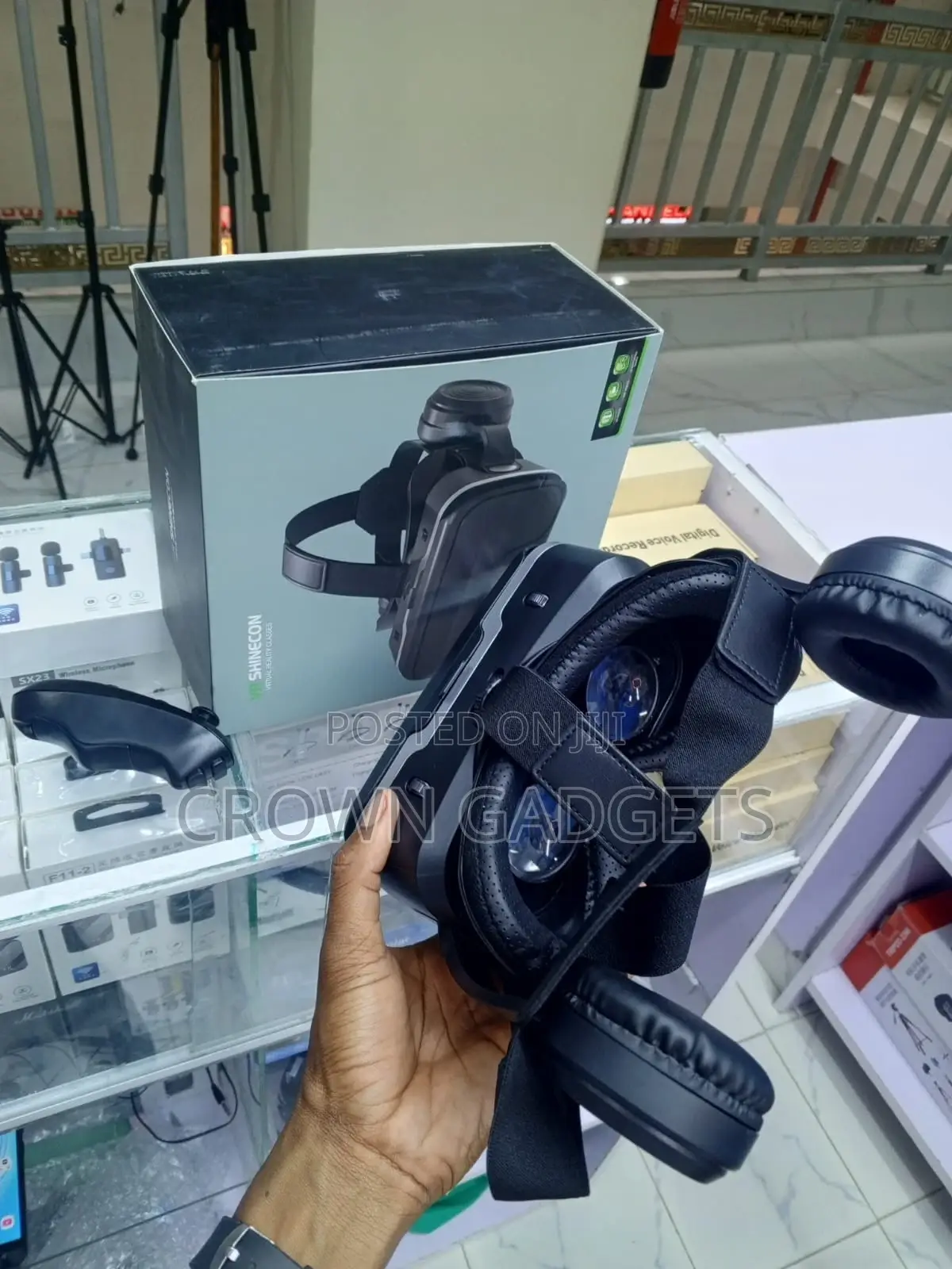 Vr Shinecon G04ea 3d Vr Headset For 4.7–7 Inch Phones