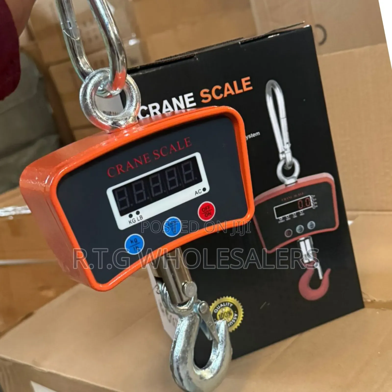 Heavy‐Duty 500 Kg Digital Hanging Crane Scale With Hook