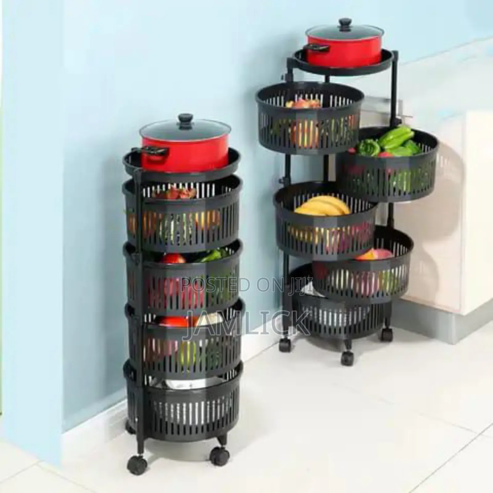 Four Tier Plastic Fruit Rack –Bb