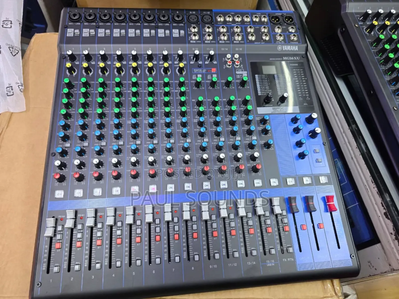 Professional 16-Channel Audio Mixer With Effects (Mg16xu Style)