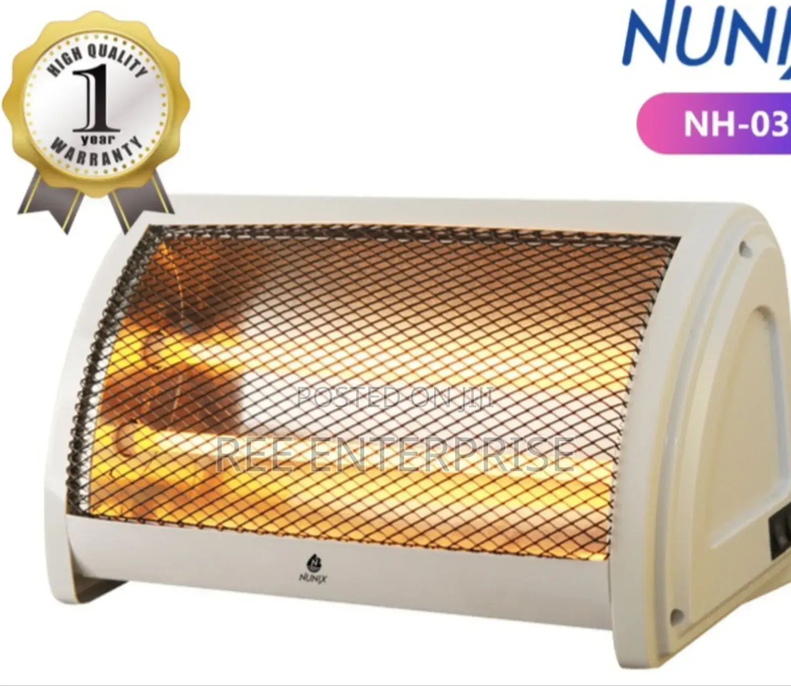 * Electric Portable Nunix Quartz Room Heater With  Heat Control