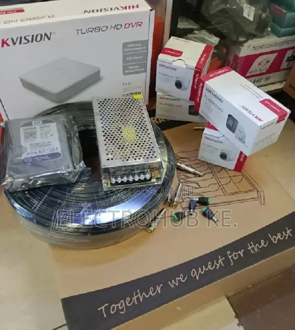 Cctv Hikvision 4 Channel Cctv Complete Kit 1080p