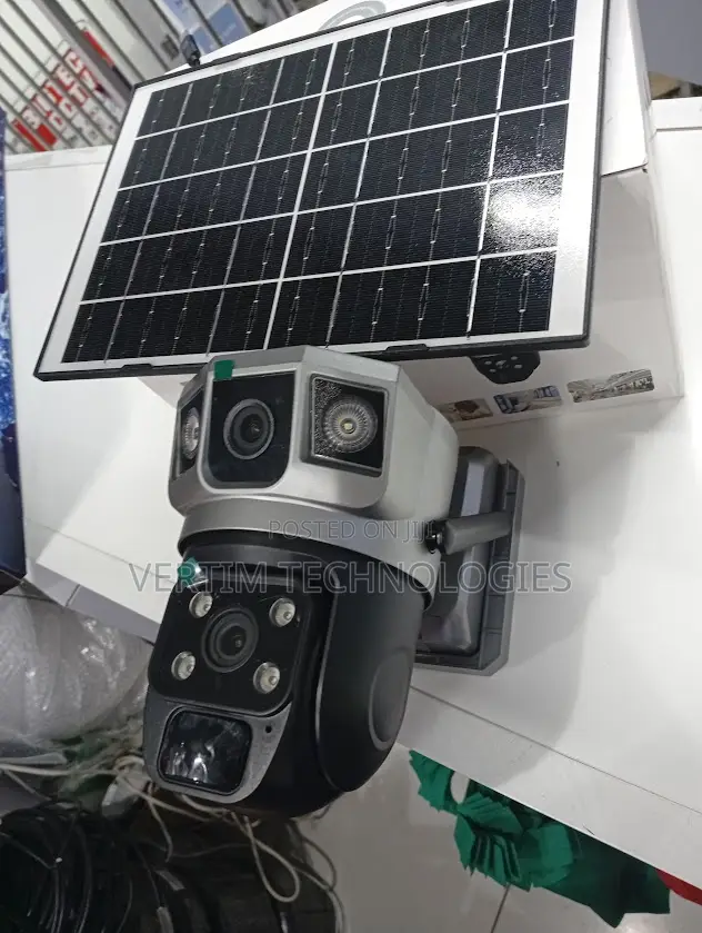 Two Way Audio Communication Talk 12mp 4g PTZ Dual Lens Solar Camera