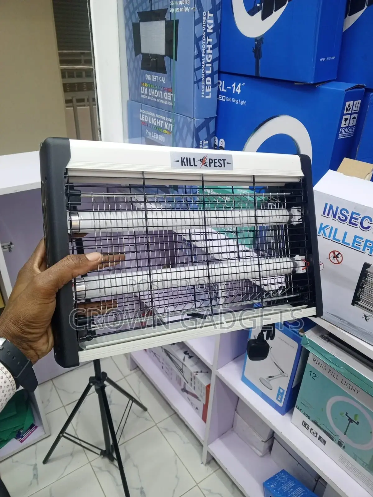 Electric Insect Killer Lamp Uv Mosquito Bug Zapper 26cm
