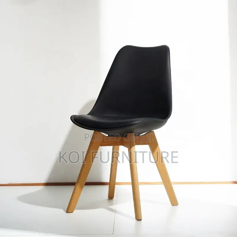 Dining Chairs; Plastic Eames Dining Chair With Cushion