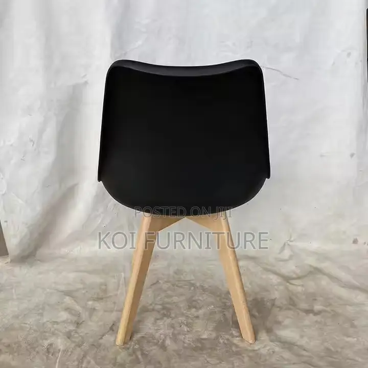 Dining Chairs; Plastic Eames Dining Chair With Cushion