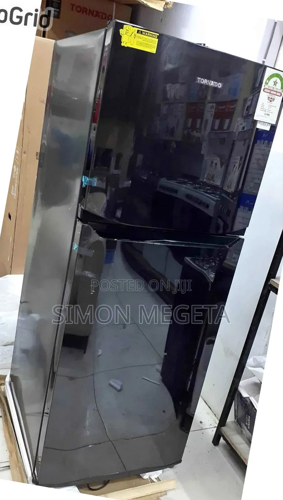 New Tornado 304 Litres Non Frost Fridge Black Available