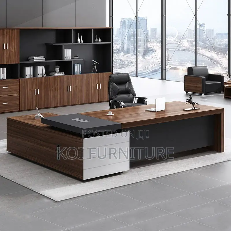 Office Desk; 1.8m L Shaped Managers Executive Desks