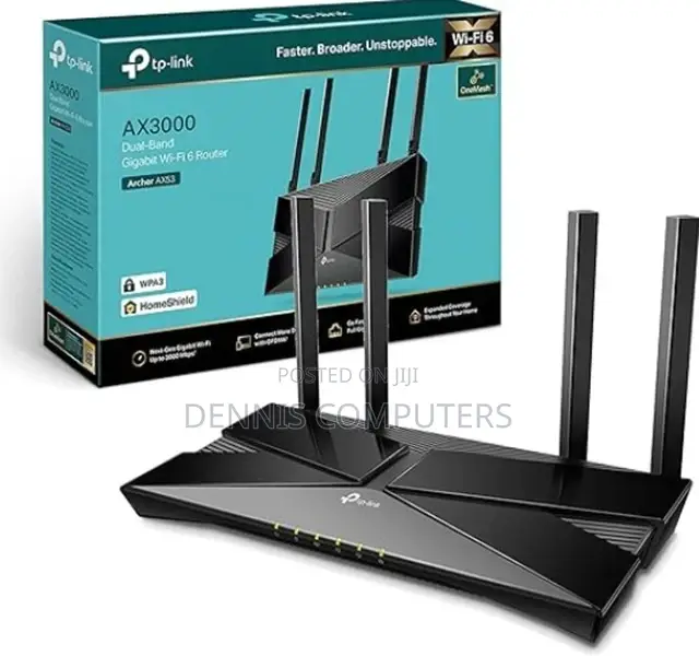 Tp-Link Ax3000 Wireless Dual Band Gigabit Wi-Fi 6 Router - Tl-Archer
