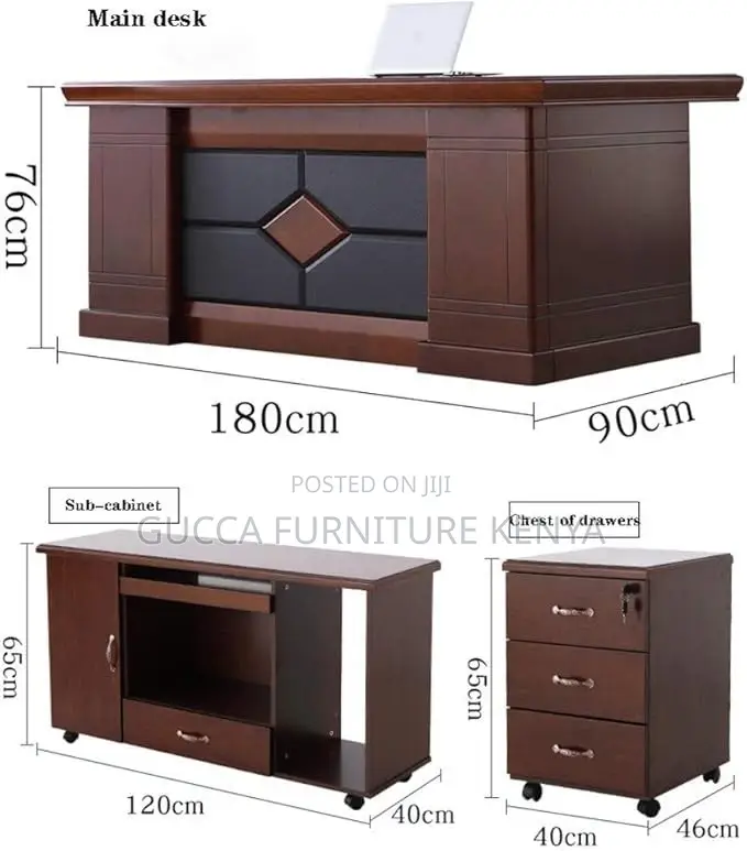 1.6 Meter's Executive L-shaped Office Table