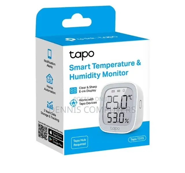 Tp-Link Tapo T315 Smart Temperature Humidity Monitor - Tl-Tapo T31