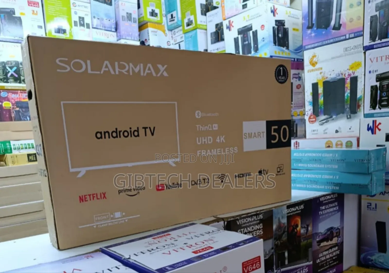 Solarmax 50" Smart Android Tv Uhd