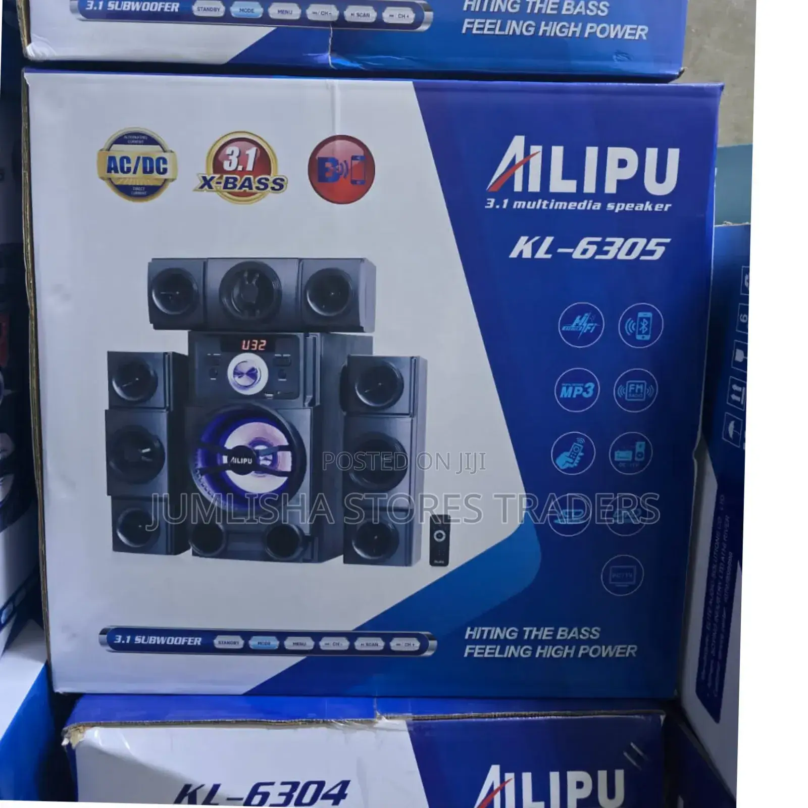 New 3.1ch Ailipu Homethearte Multimedia Speaker System Woofer