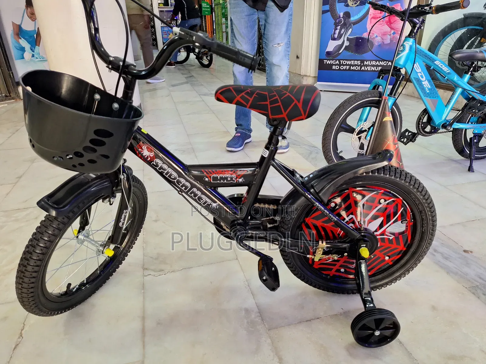 Mountain Gear Bike Spider Man- Size 16.