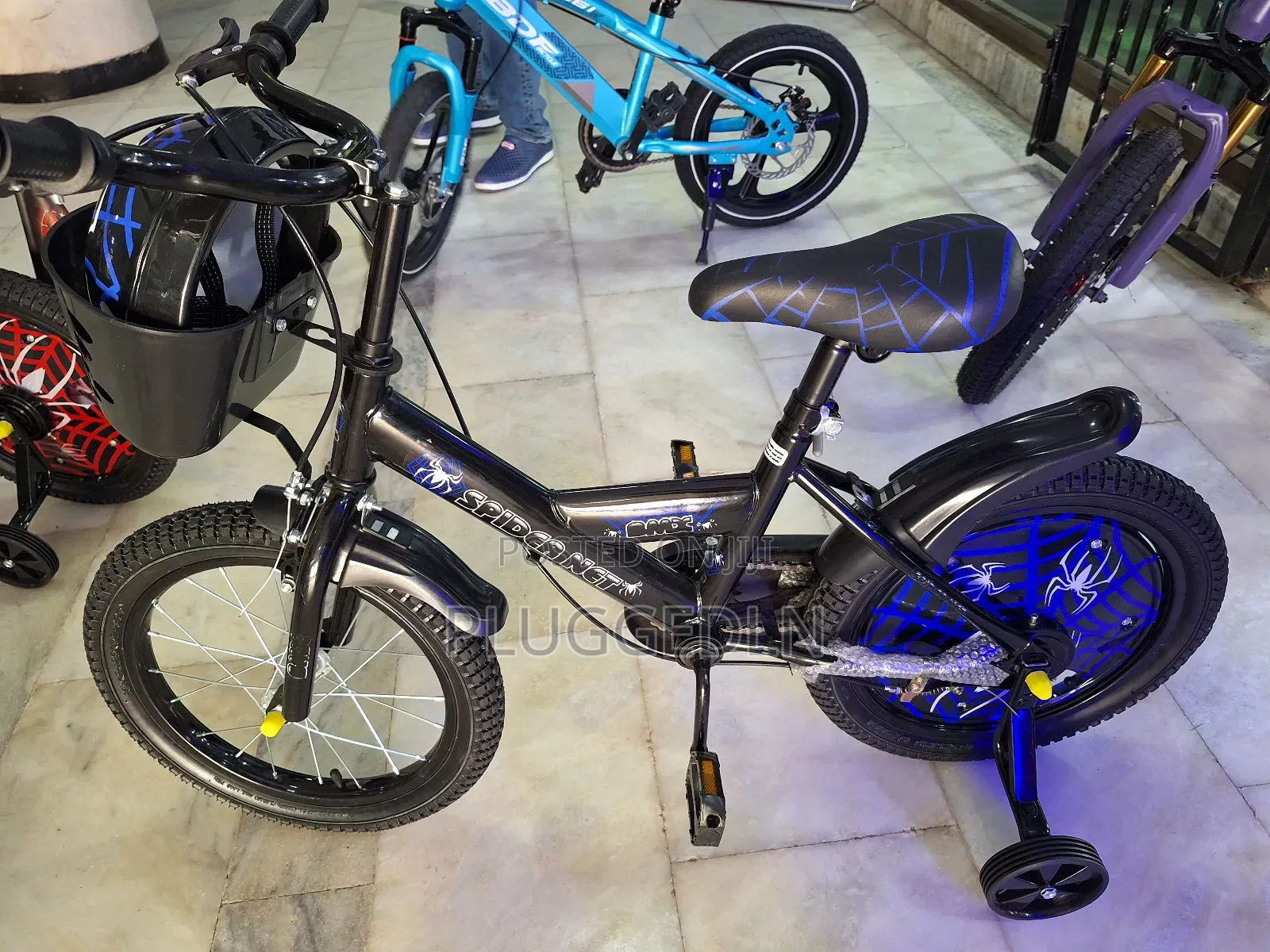 Mountain Gear Bike Spider Man- Size 16.