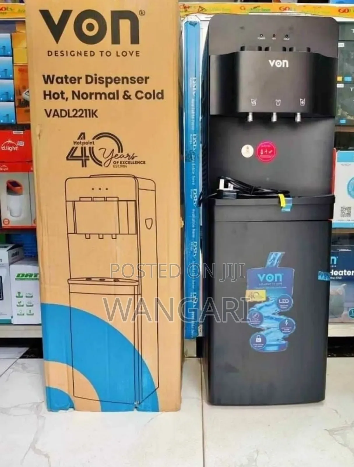 Von Water Dispenser Hot Normal and Cold Vadlk22
