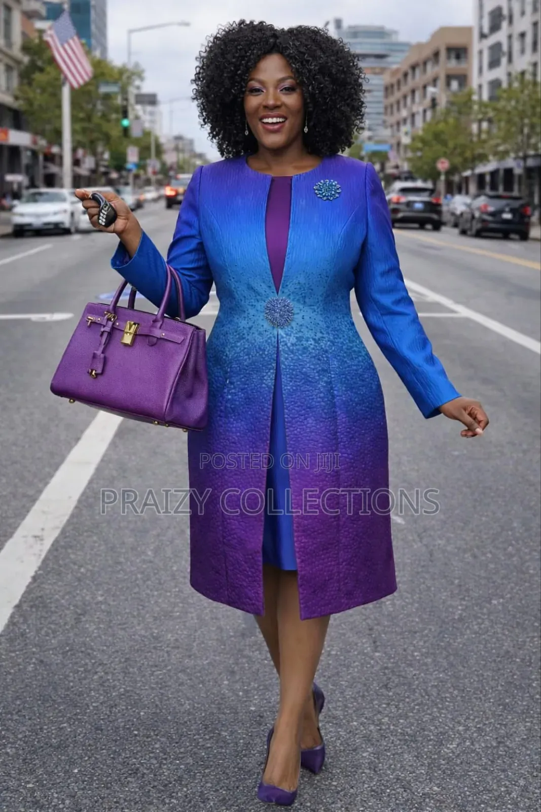 Elegant Royal 2 in 1 Dress N Coat