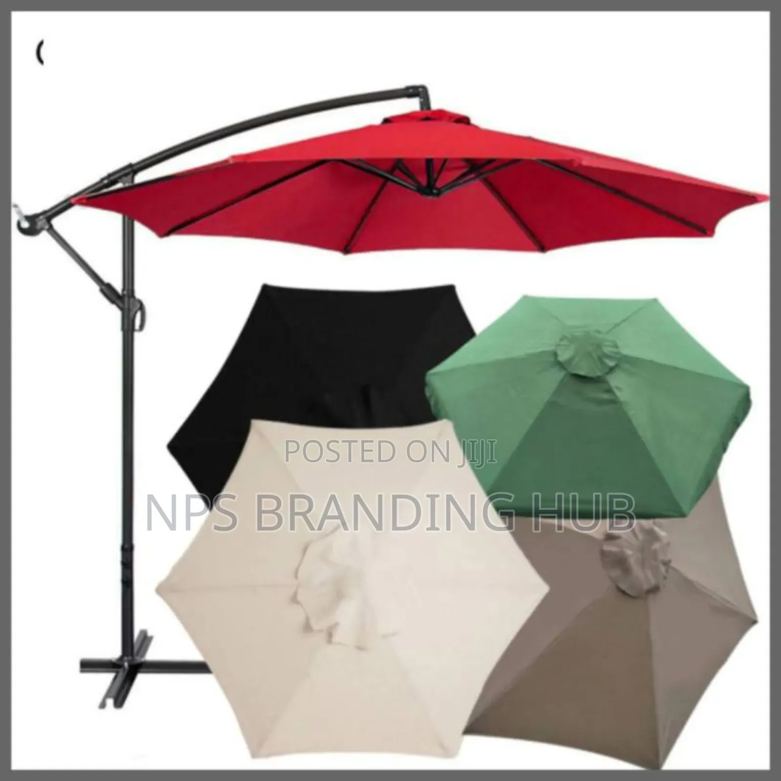 3m Parasol Replaceable Cloth Garden Umbrella Zy