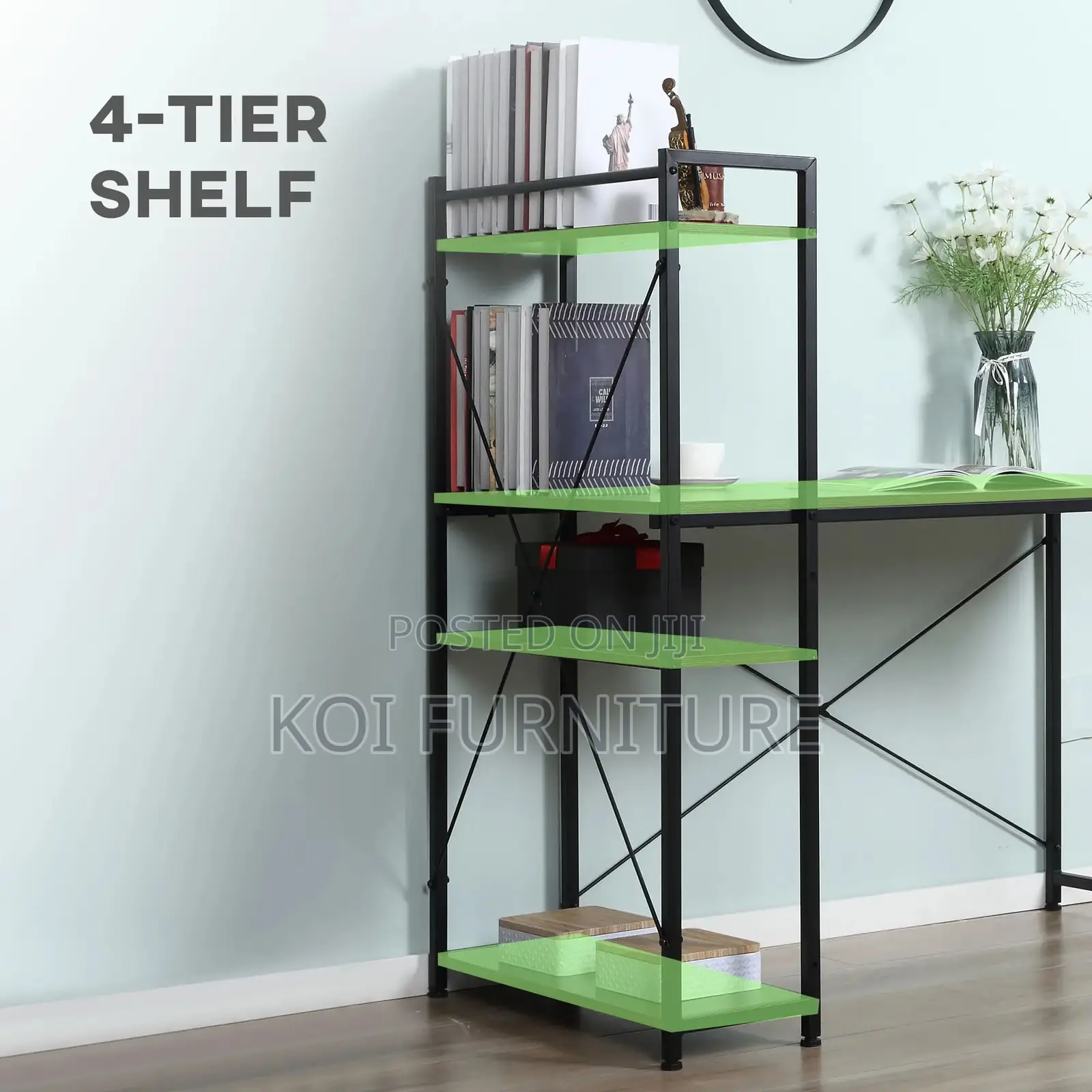 Office Desk : Office Computer Desk With Storage Shelves