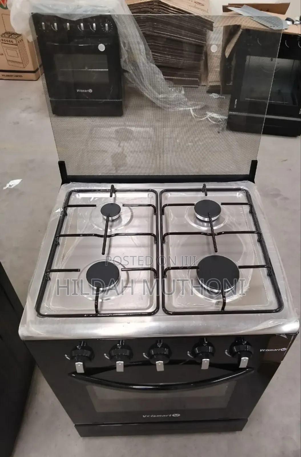 50×55 Volsmart Full Gas Jet Standing Electric Cooker