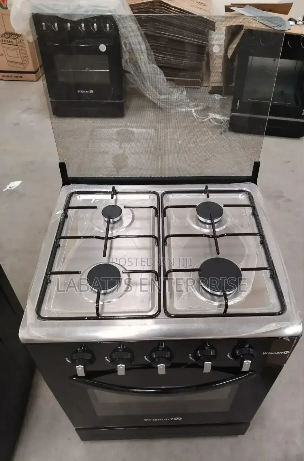 50×55 Volsmart Full Gas Jet Standing Electric Cooker