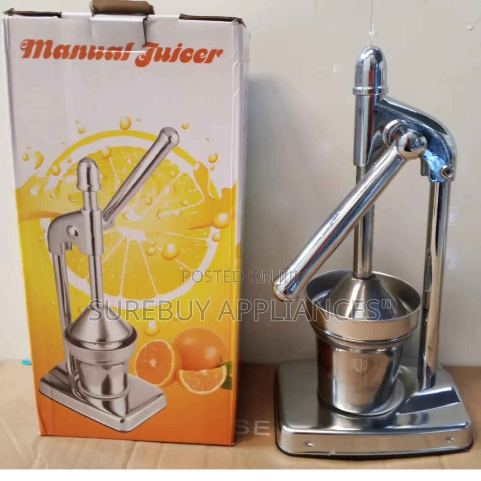 Durable Manual Citrus Juicer – Easy Hand Squeeze Extractor