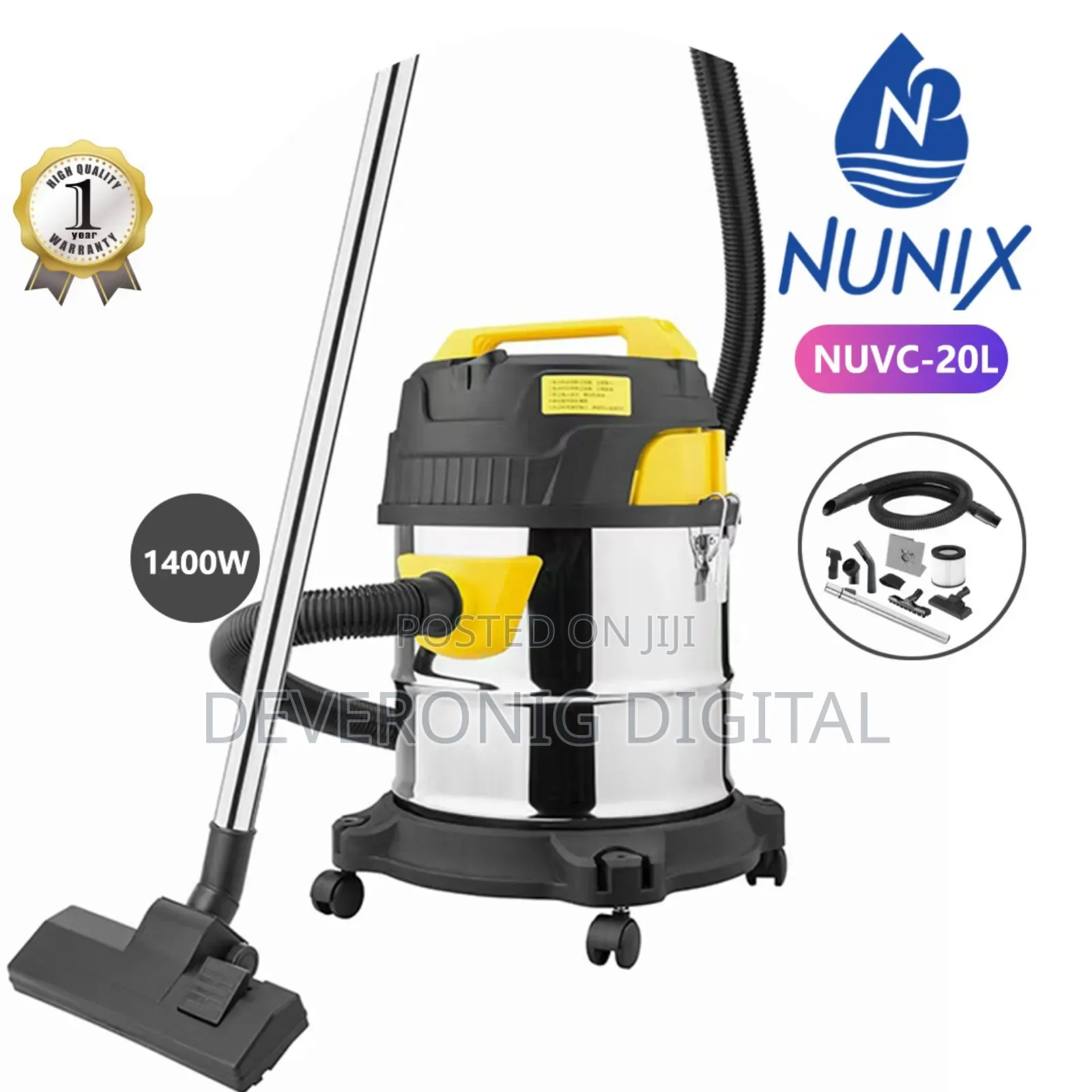 *20 Litres Nunix Wet and Dry Vacuum Cleaner