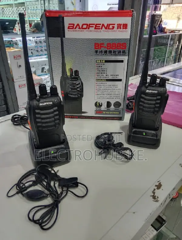 Baofeng Bf-888s Walkie Talkie 3km Range Available
