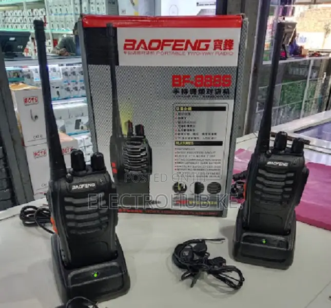 2 Way Audio Bf-888s Indoor/Outdoor Walkie Talkie 3km