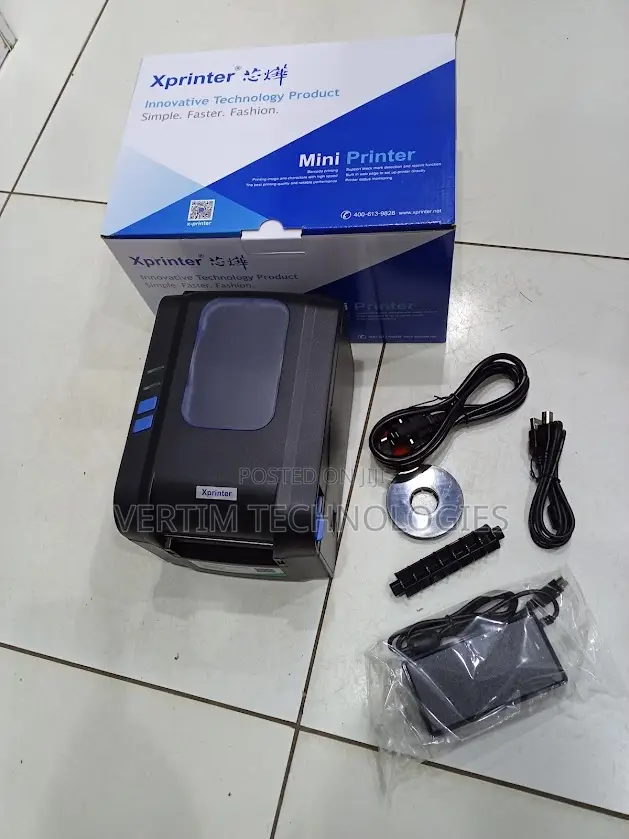 Xprinter Barcode Printer, Xp-370b - Black