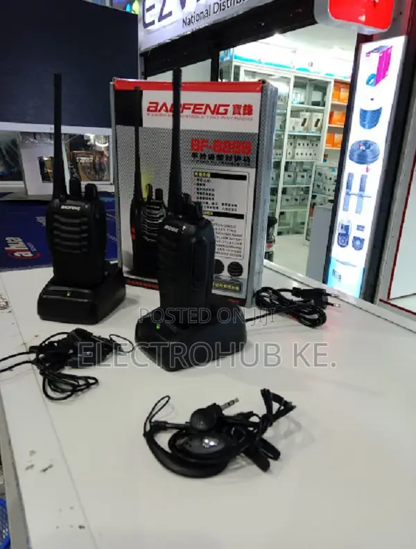 Baofeng Bf-888s 3km Two Way Walkie Talkie For Security And Events