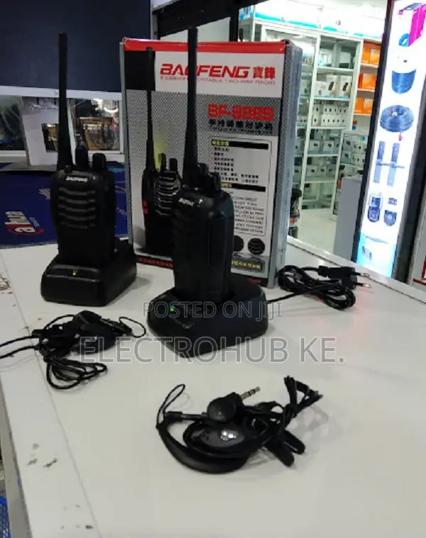 Rechargeable Bf-888s Walkie Talkies 3km Range 16 Programmable Channel