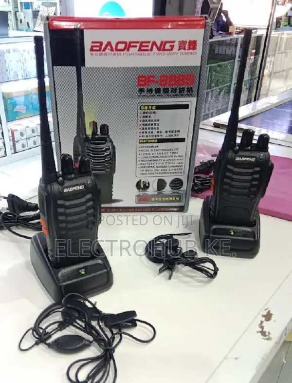 2pcs Bf-888s Walkie Talkie Baofeng 888s Handheld Radio Calls