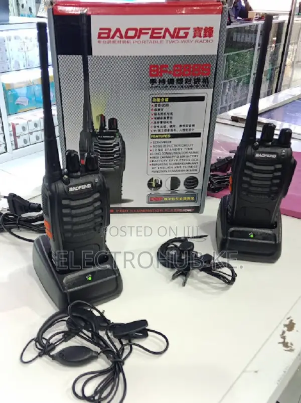 Security Baofeng Bf-888s Walkie Talkie Radio Calls
