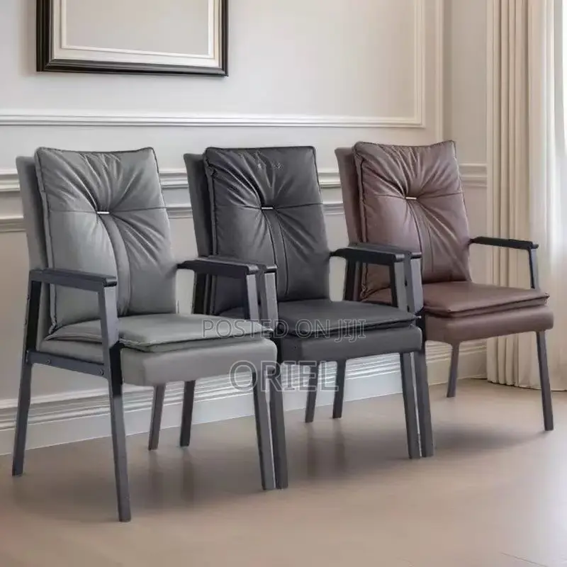 Office Chair : Executive Office Visitor Chair With Fixed Armrest