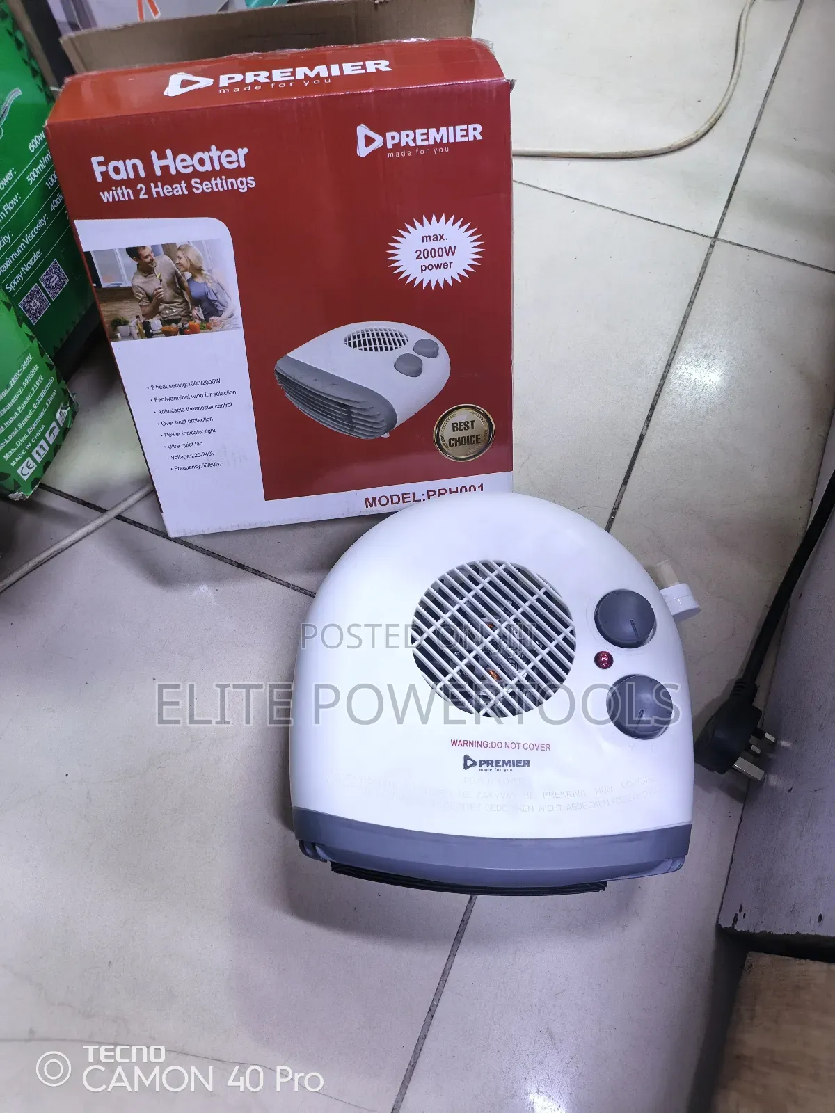 2000w Primier Home Room Heater