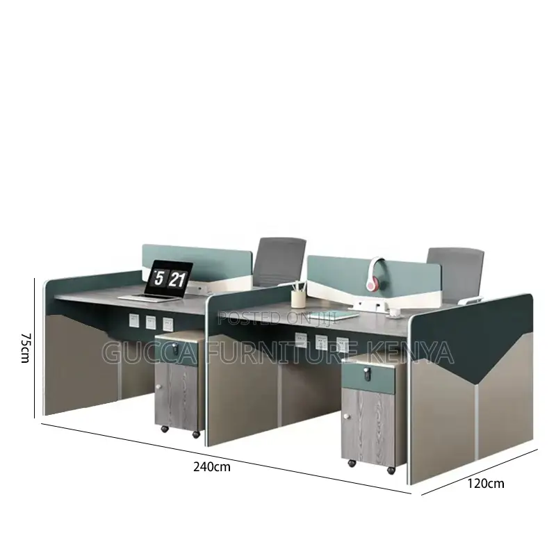 4-seater Modern Office Team Workstation