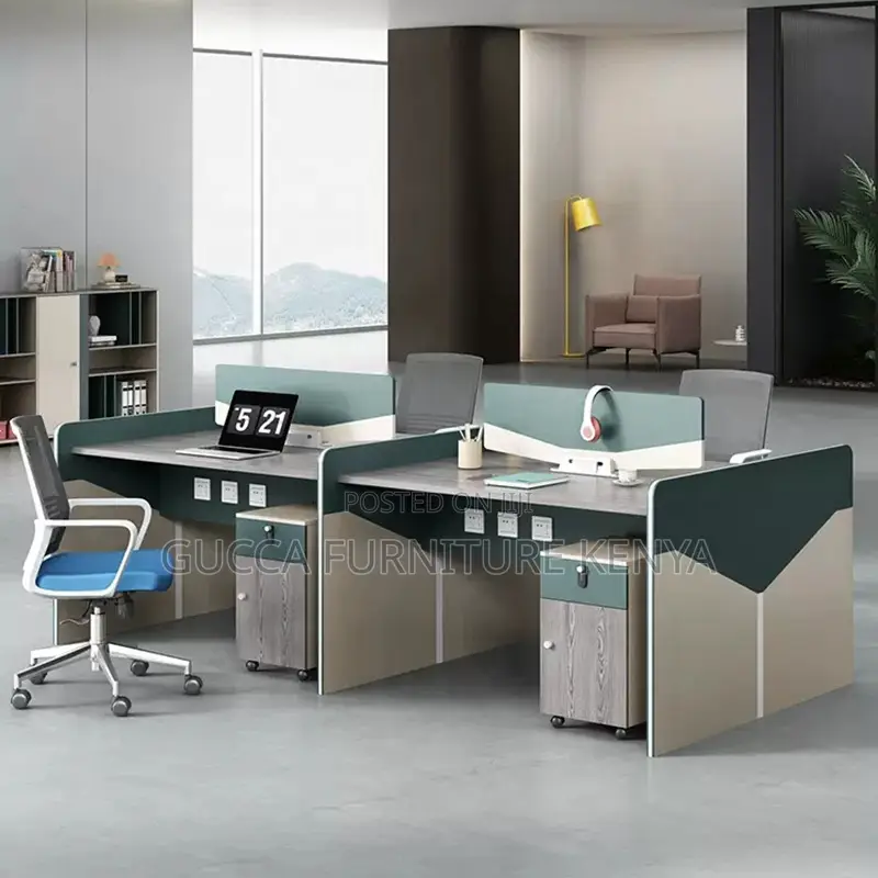 4-seater Modern Office Team Workstation