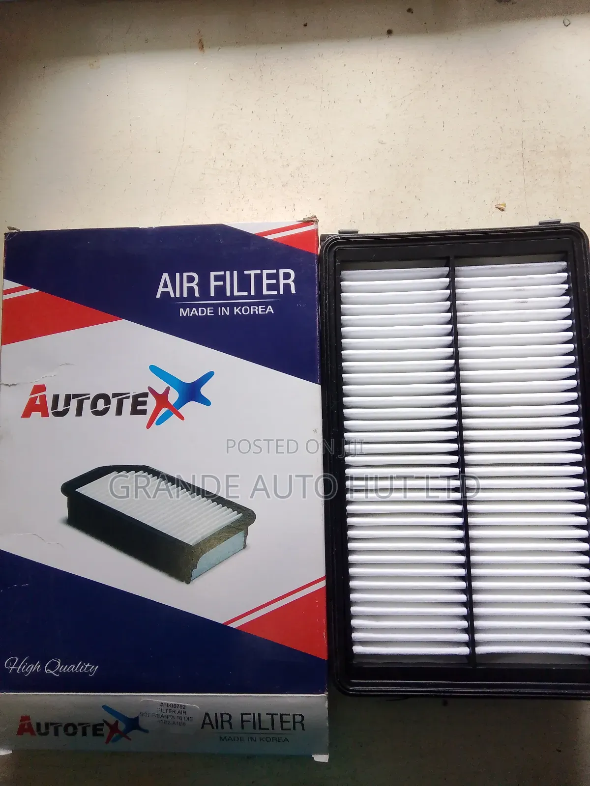 Air Filter Kia Sorento/ Hyundai Santa Fe 2016 Diesel (Autotex Brand)