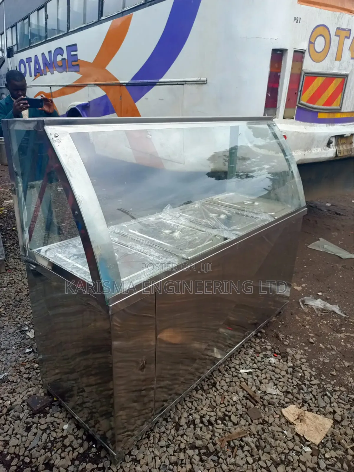 Commercial Stainless Steel Food Warmer Display