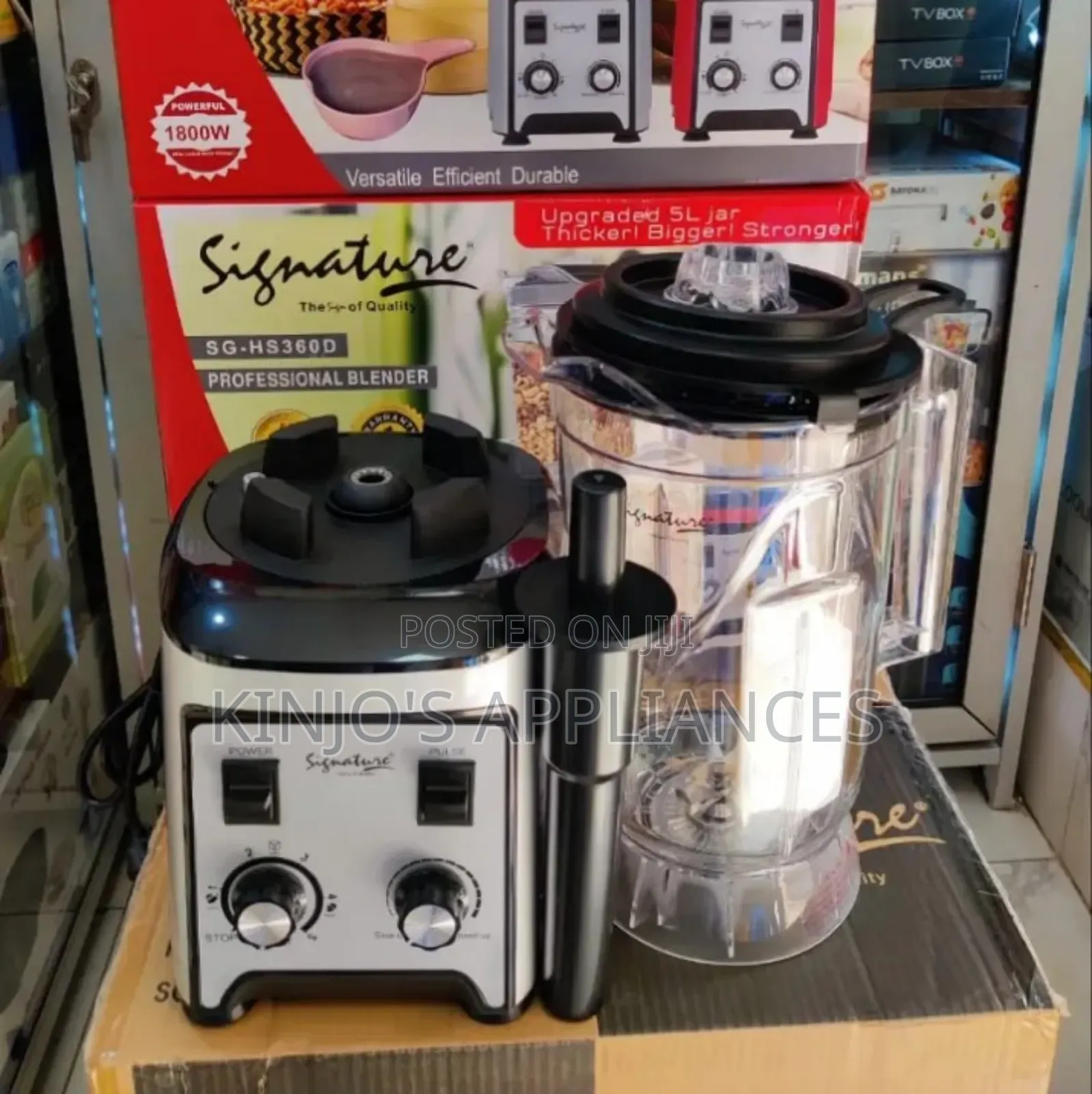 Signature Commercial Blender 5litres 1800w