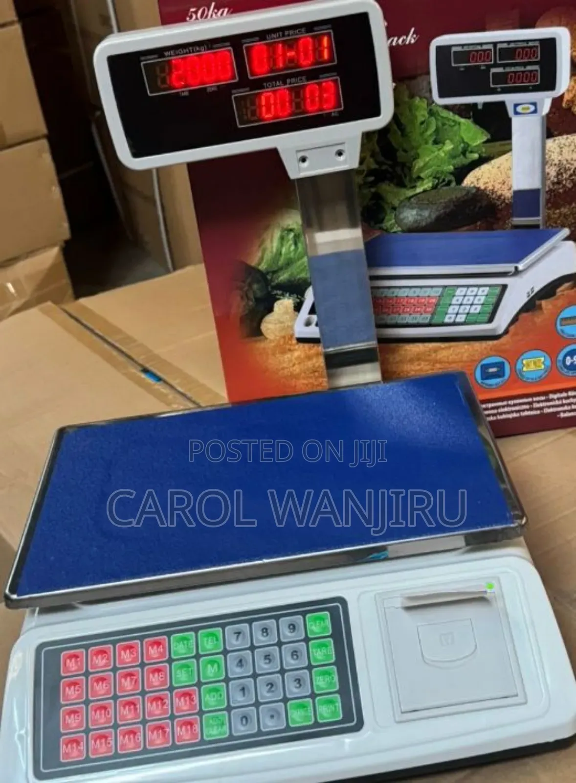 New 50kg Electric Weighing Scale With Receipt Printer/50kg E.Scale