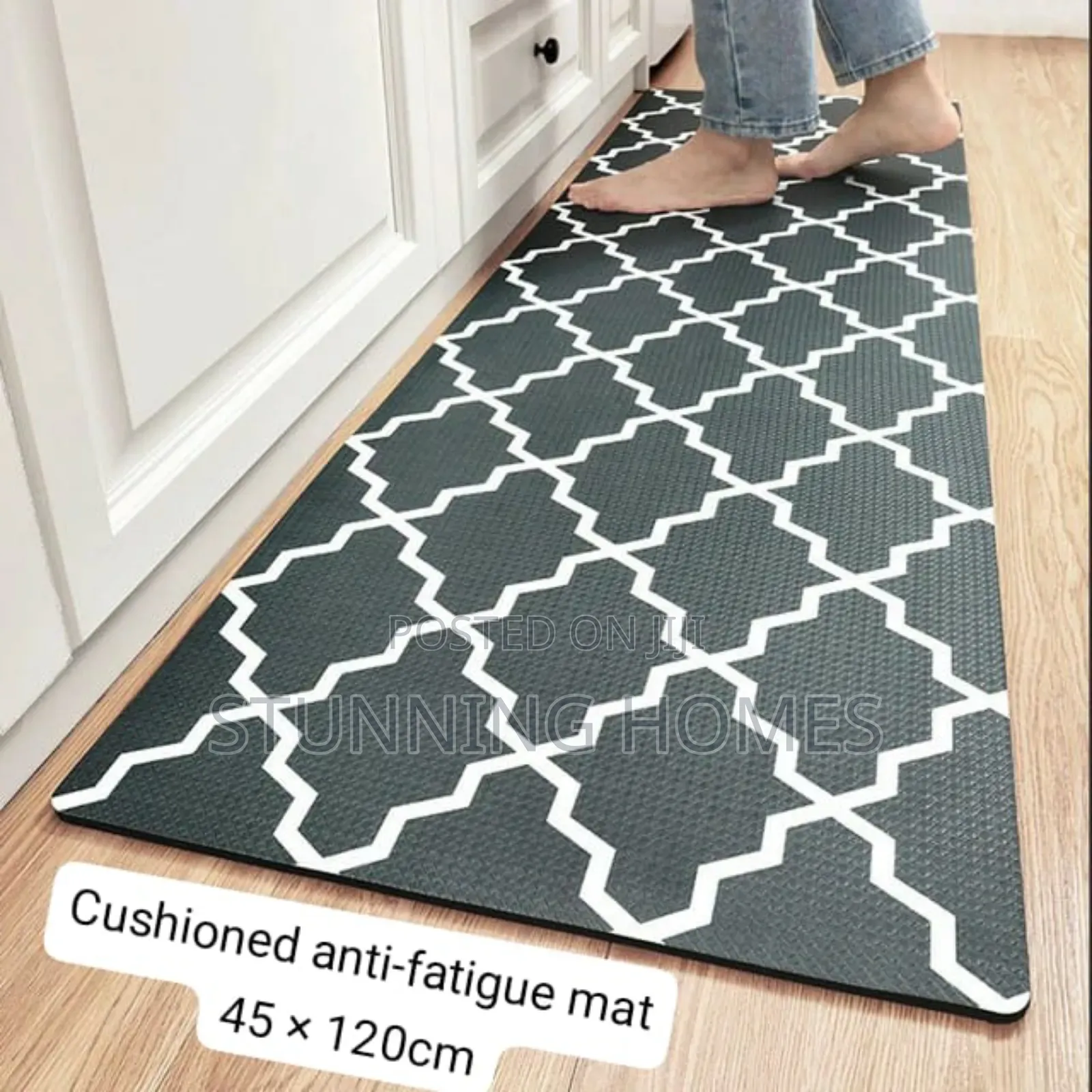 No Slip Geometric Anti Fatigue Mat