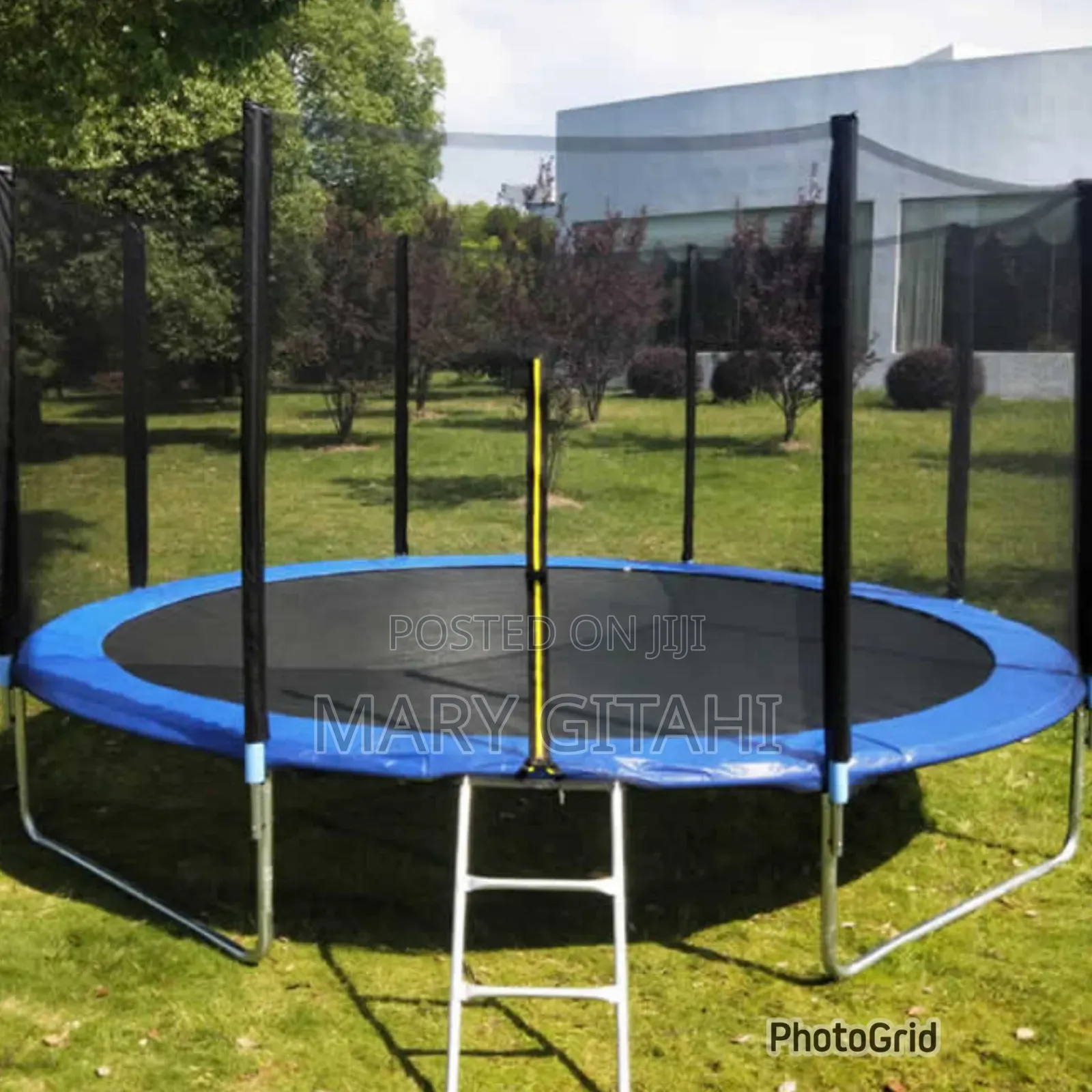 12ft Trampoline@Iin Blue And Black